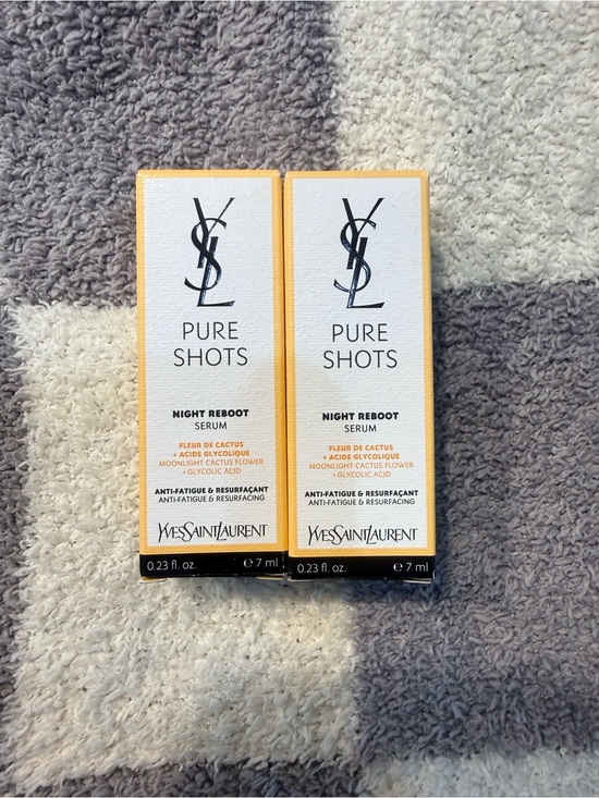 Yves Saint Laurent Other - Yves Saint Laurent Pure Shots Night Reboot Serum - White & Gold Packaging
